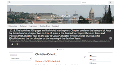 Desktop Screenshot of christian-orient.eu