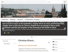 Tablet Screenshot of christian-orient.eu